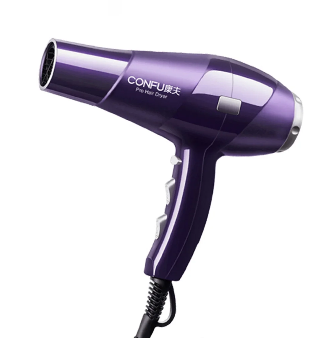 Power Concentrator Heat Button, Results, Women, and and Hair Dryers hot High Function Ionic 2300W for 2 air Shot Settings, Dryer, Cool CONFU Dryer, for 3 Shinier Nozzle(Red) Speed cold Hair