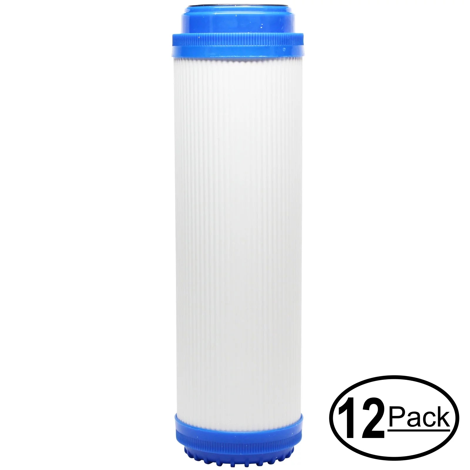 '- Cartridge for Replacement Universal Purpose 10-inch for - Filter RO/DI Carbon 12-Pack Aquasafe Pure Dual II Granular Denali Activated Aquarium PRO 8 Brand Stage Aquasafe System