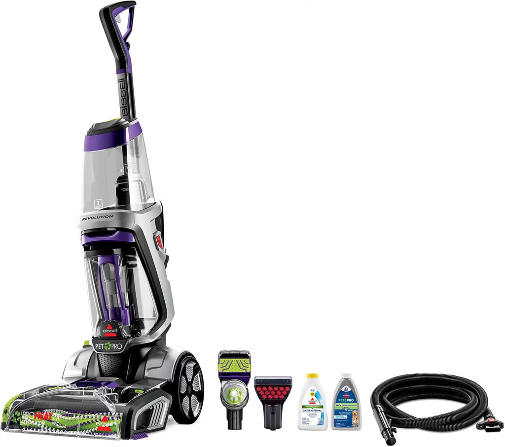 Cleaner Restored BISSELL Plus 3588F ProHeat Revolution Upright 2X Pet Deep (Refurbished) Pro