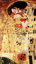 Silk Quality Wrap Valentine Kiss Klimt High Soft Gustav Shawl Scarf New Art The