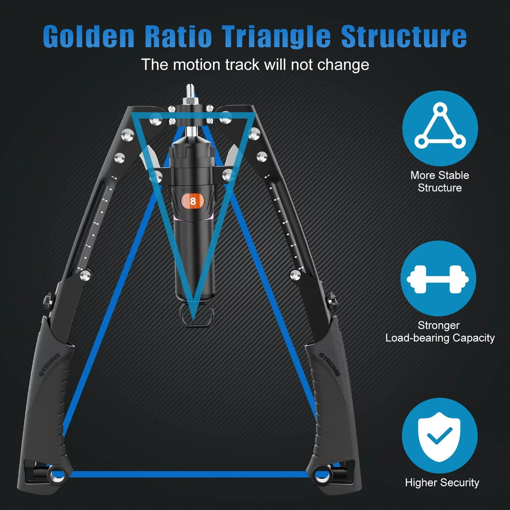 & Arm for Handle, 22-440lbs with Upgrade Home Muscle Power Wheels, Stretchable Expander Hydraulic Chest Training Twister Wheel Exerciser Ab Twister Adjustable 2-in-1 with Roller