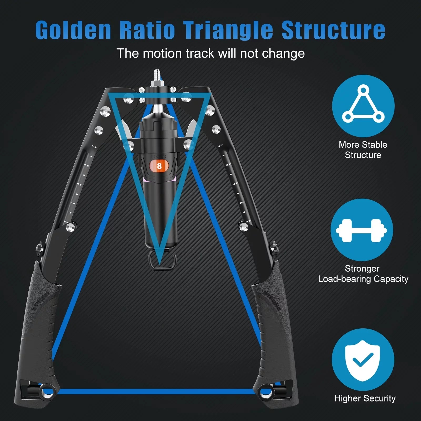 & Arm for Handle, 22-440lbs with Upgrade Home Muscle Power Wheels, Stretchable Expander Hydraulic Chest Training Twister Wheel Exerciser Ab Twister Adjustable 2-in-1 with Roller
