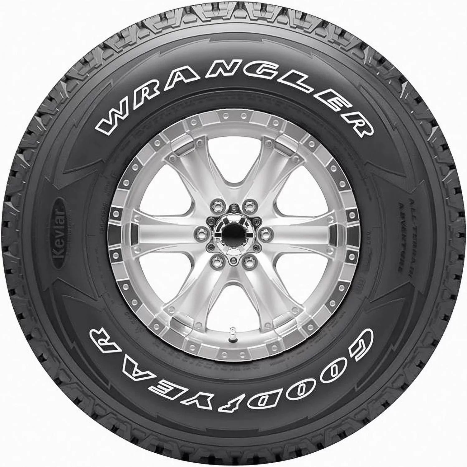 Tire Light Kevlar Goodyear Wrangler with Terrain All 116T Adventure 275/65R18 Truck All-Terrain