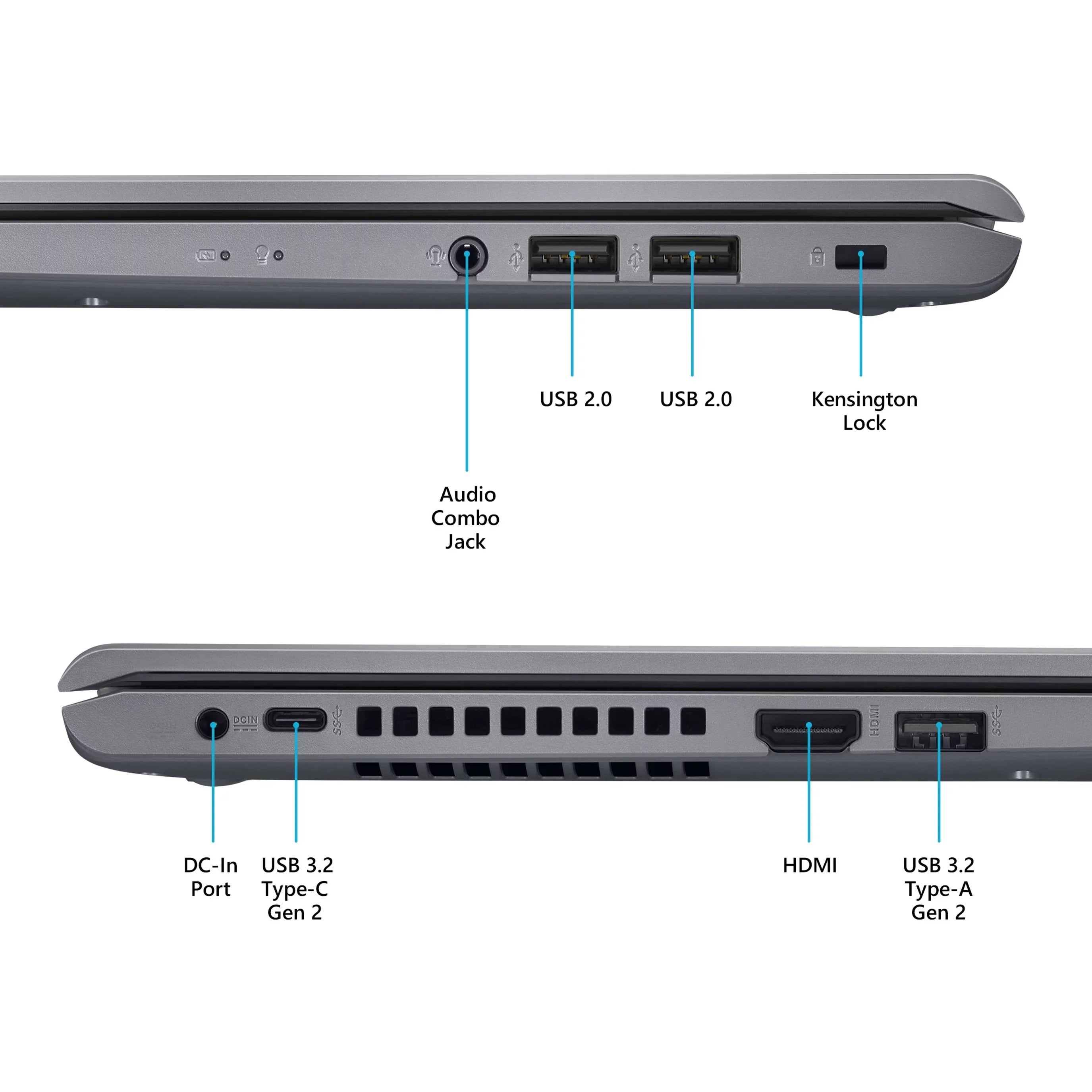 F515, Xe 10 SSD, Intel 8GB Windows Graphics, 15.6\" Iris i5-1135G7, 15 F515EA-DB55 VivoBook Slate HD, Home,  Full 512GB Core RAM, Gray, Intel