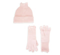 Beanie Bow Gloves & York Accessories Pink Set Spade Rose New for Kate Women