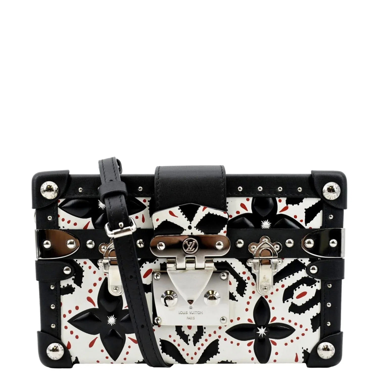 Malle Graphic Crossbody LOUIS Leather Petite Bag Print VUITTON Black/Multicolor Pre-owned