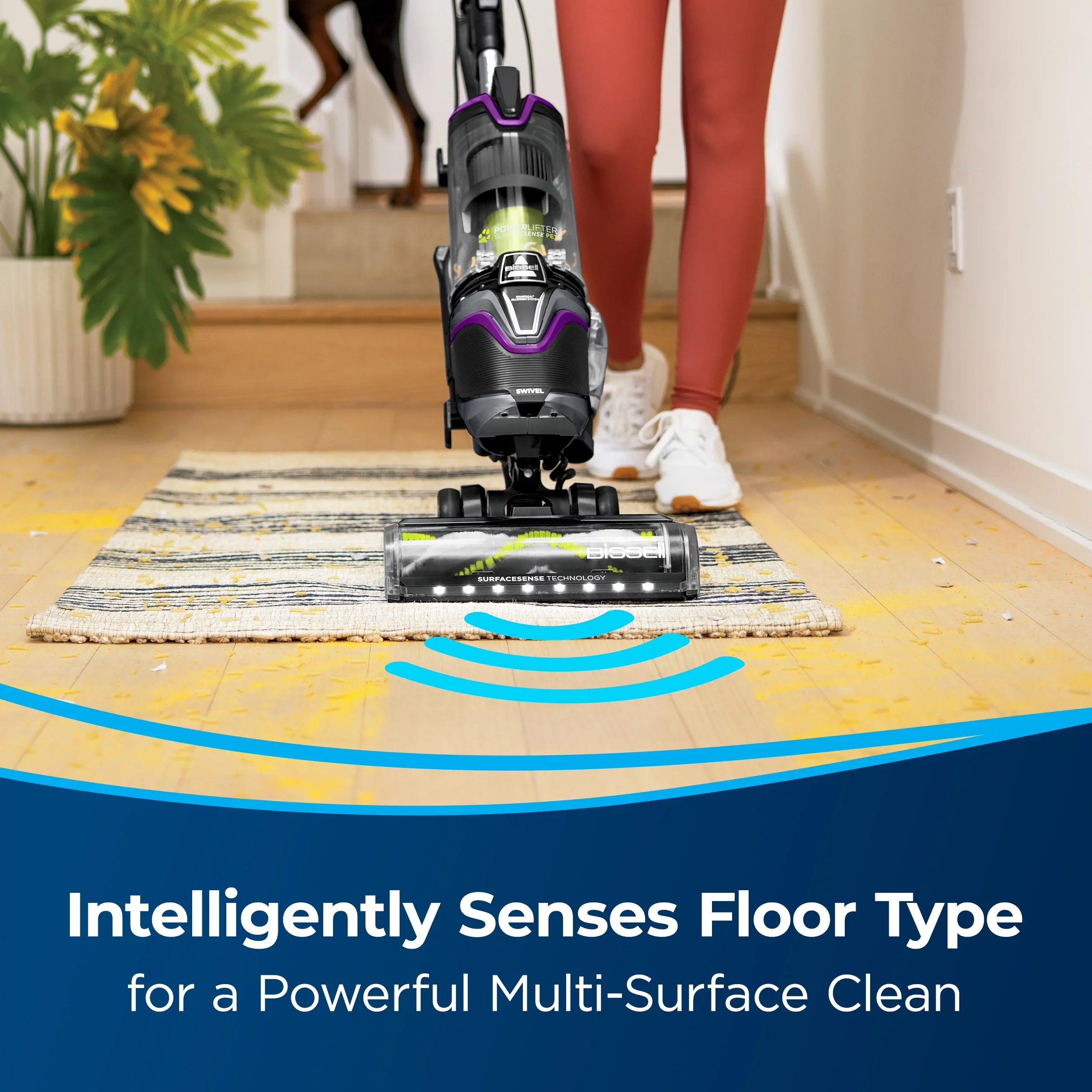 3439 BISSELL Vacuum Pet SurfaceSense Multi-Surface PowerLifter