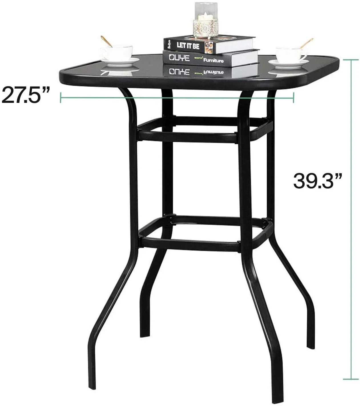 Deck Bar Glass Zoey For Strong Table Use