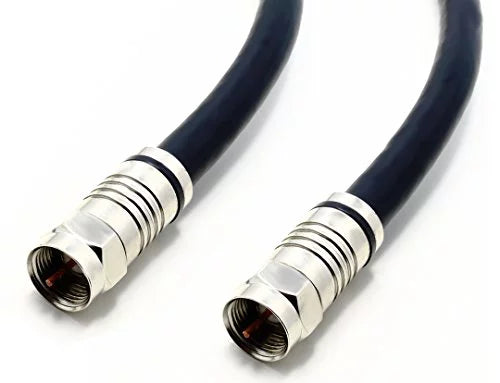 Direct Satellite RG6 Cable TV 4.5GHz Outdoor Burial Solid Coax 50FT Copper RiteAV