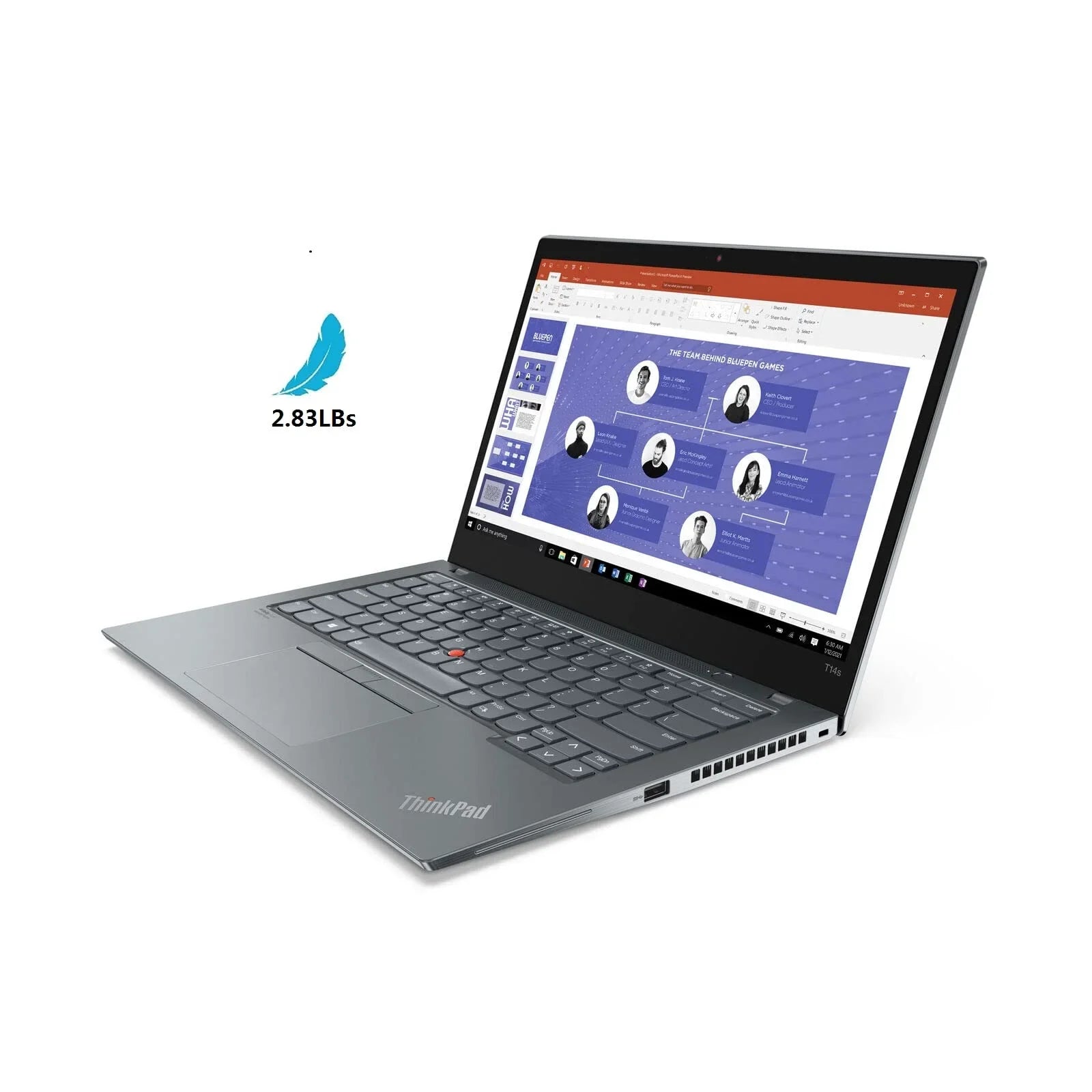 Thunderbolt | Win11 14" IPS | TF i7-1165G7  | T14s WiFi-6 | Laptop: 16GB 11th RAM FP-Reader | Intel FHD Core SSD Pro Gen | Display Backlit-KYB 2TB Gen2 Biz Premium | Thinkpad | Touch |