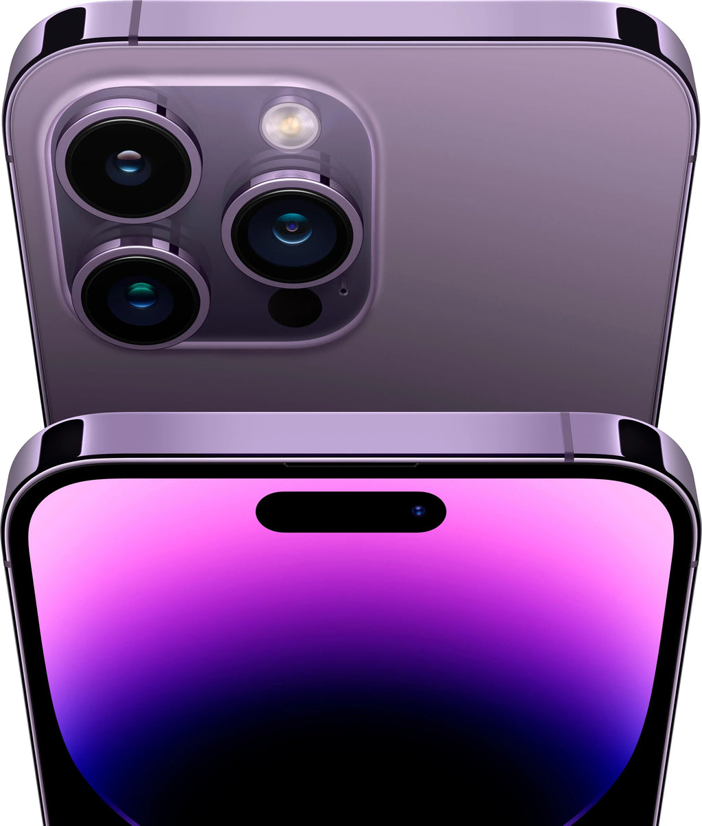 (T-Mobile) 128GB Restored Purple (Refurbished) MQ0E3LL/A iPhone Pro  Deep 14