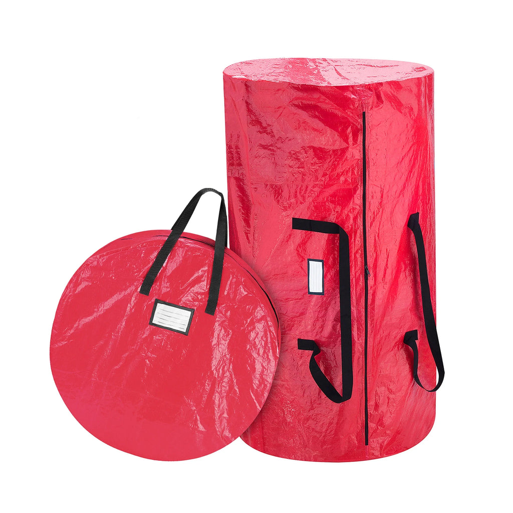 Tree Storage Tree, Combo-Red, Stor Wreath Wreath & Elf 30" 9ft Bag