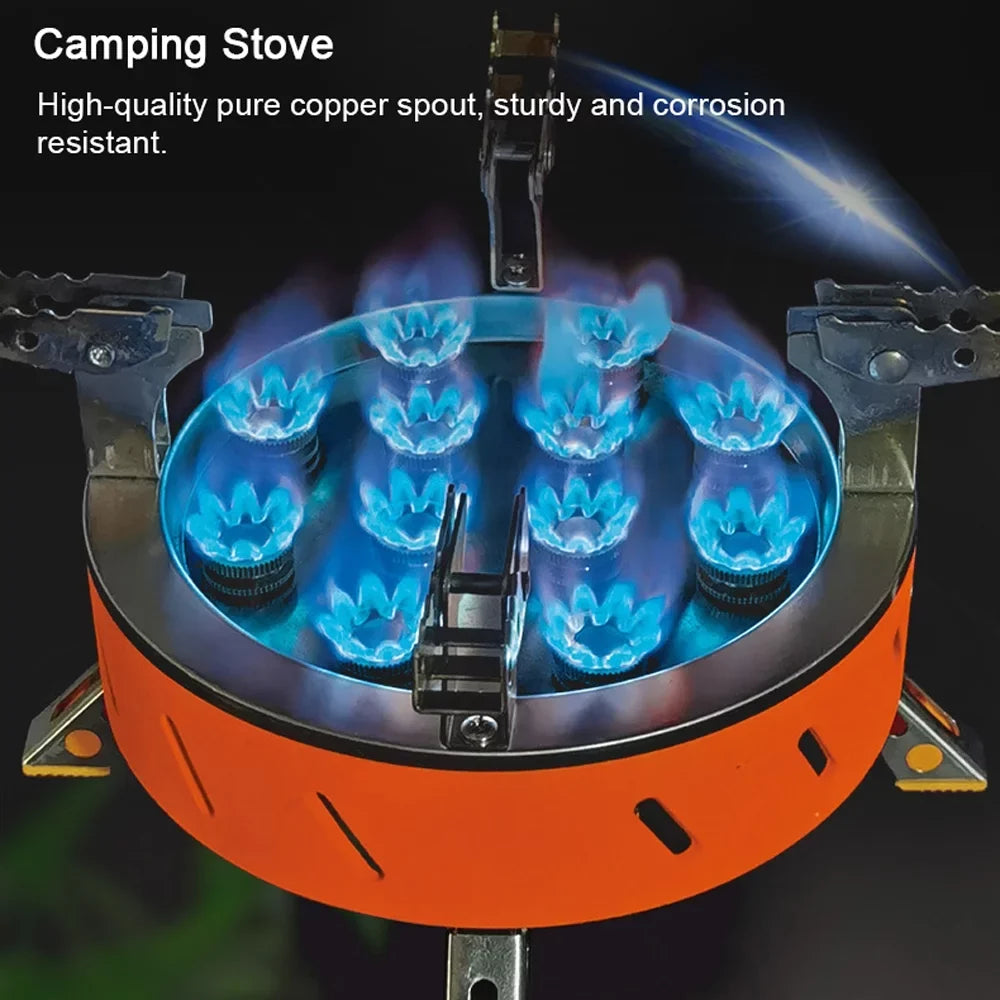 Ignition, Valve Backpacking Adjustable Camping Stove Windproof with Stove, Core Piezo Zyzy 12