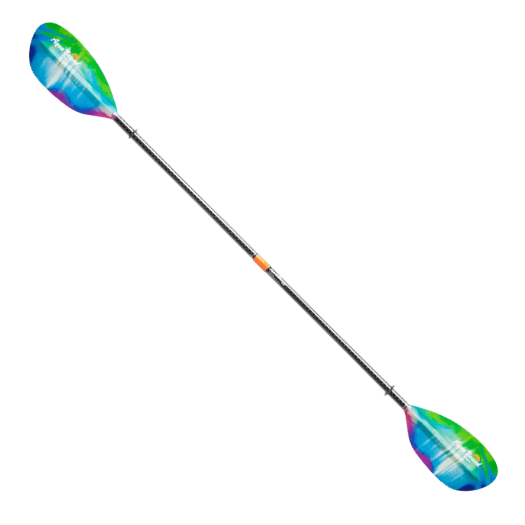 Kayak 2-Piece Whiskey Straight Shaft Bound Fiberglass Paddle Aqua
