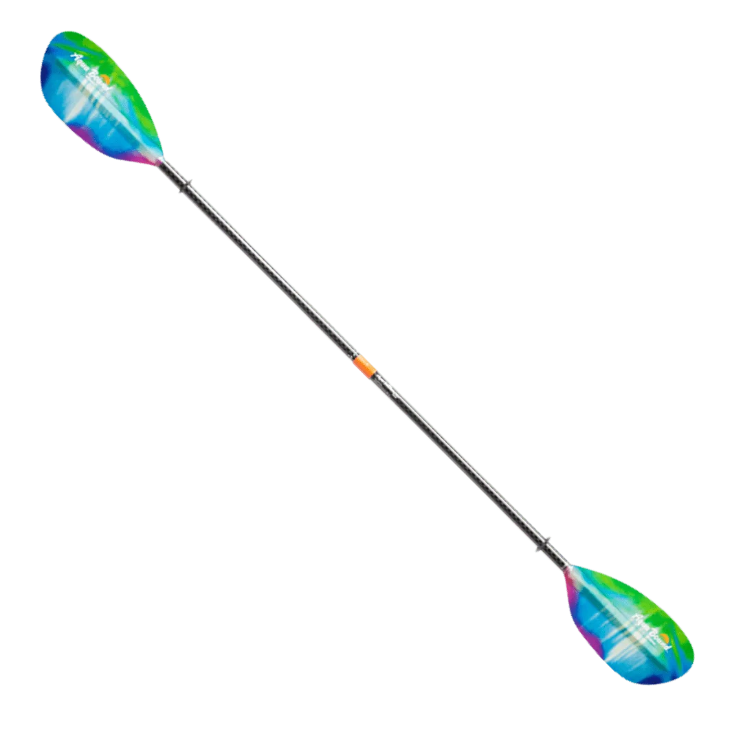 Kayak 2-Piece Whiskey Straight Shaft Bound Fiberglass Paddle Aqua