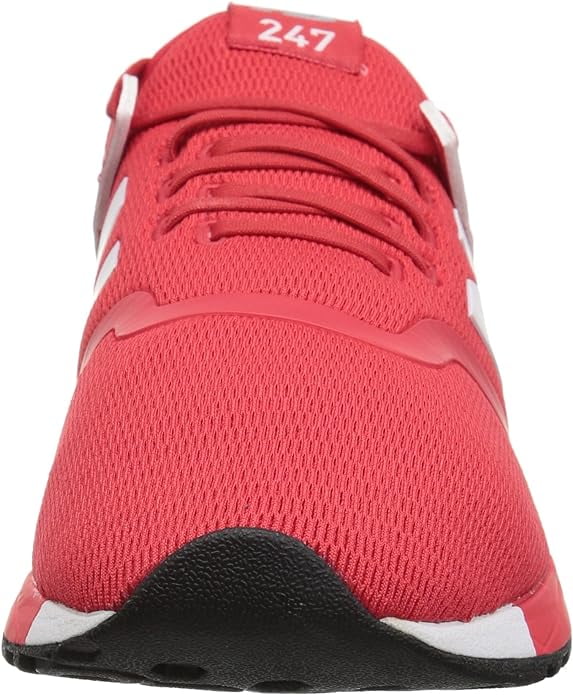 New 247 Red/White Balance V1 Sneakers, Decon M10.5/W12, Mens