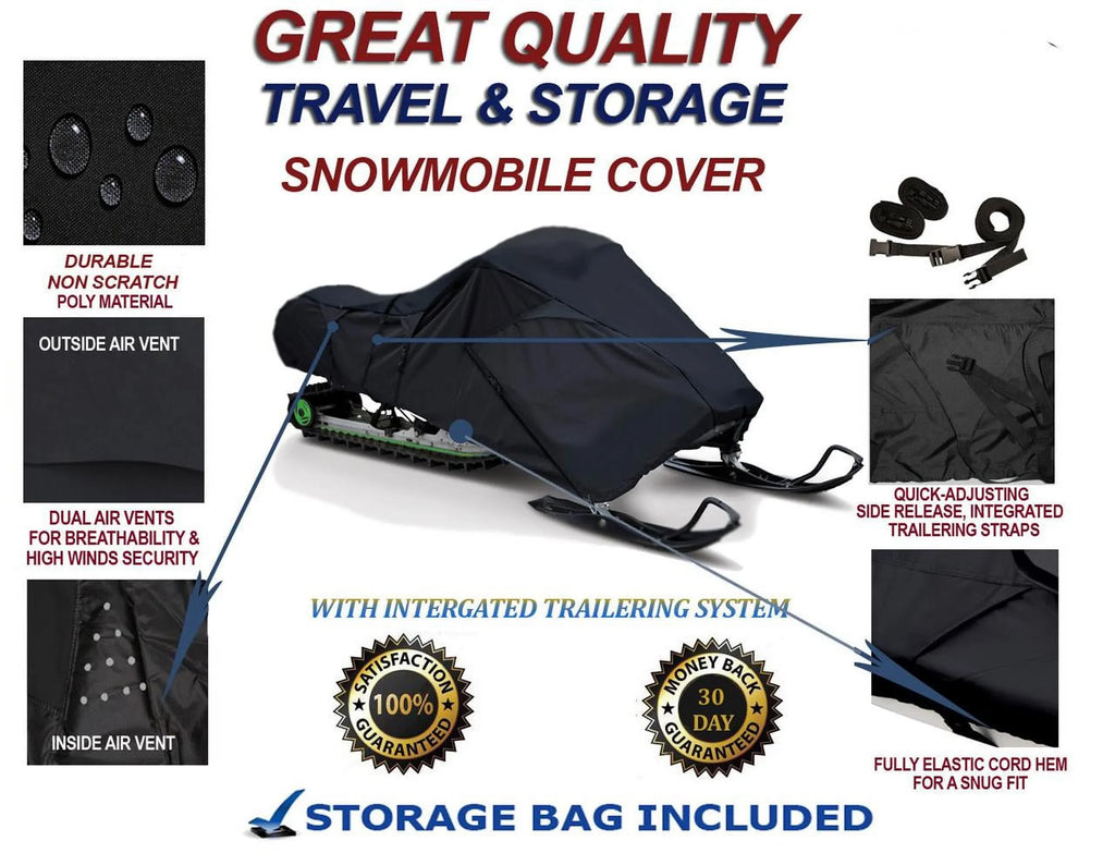for Ski Slush and 300D 2010-2011 Compatible 600 Snowmobile Sleds. Travel LE Storage Cover Bombardier Protection GSX and Mud Doo