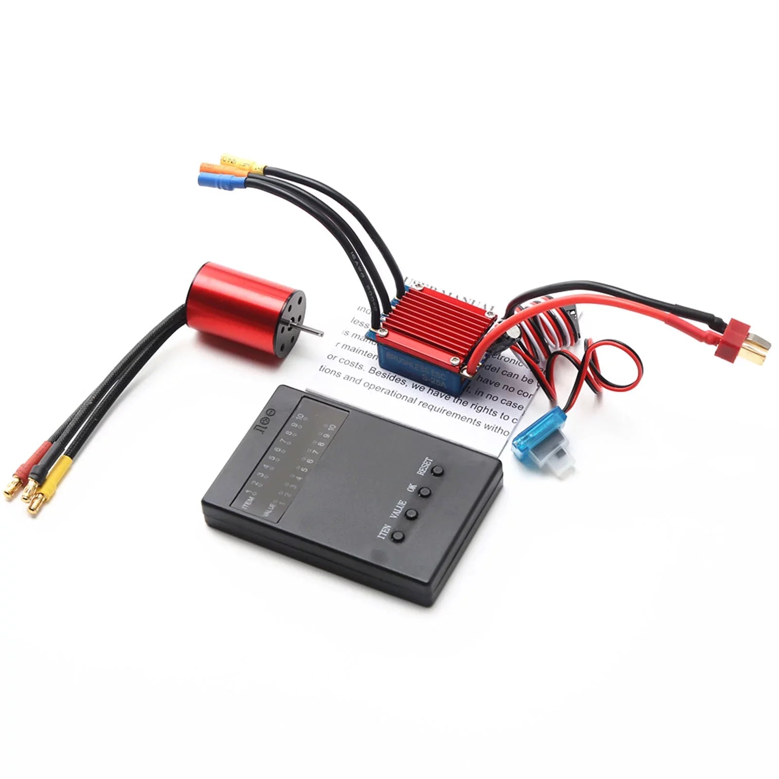 4800KV RC S2435 4P Electric Brushless Servo ESC 2.2KG 25A Speed Controller 116 Truck Sensorless Programming Motor for Brushless Car 118