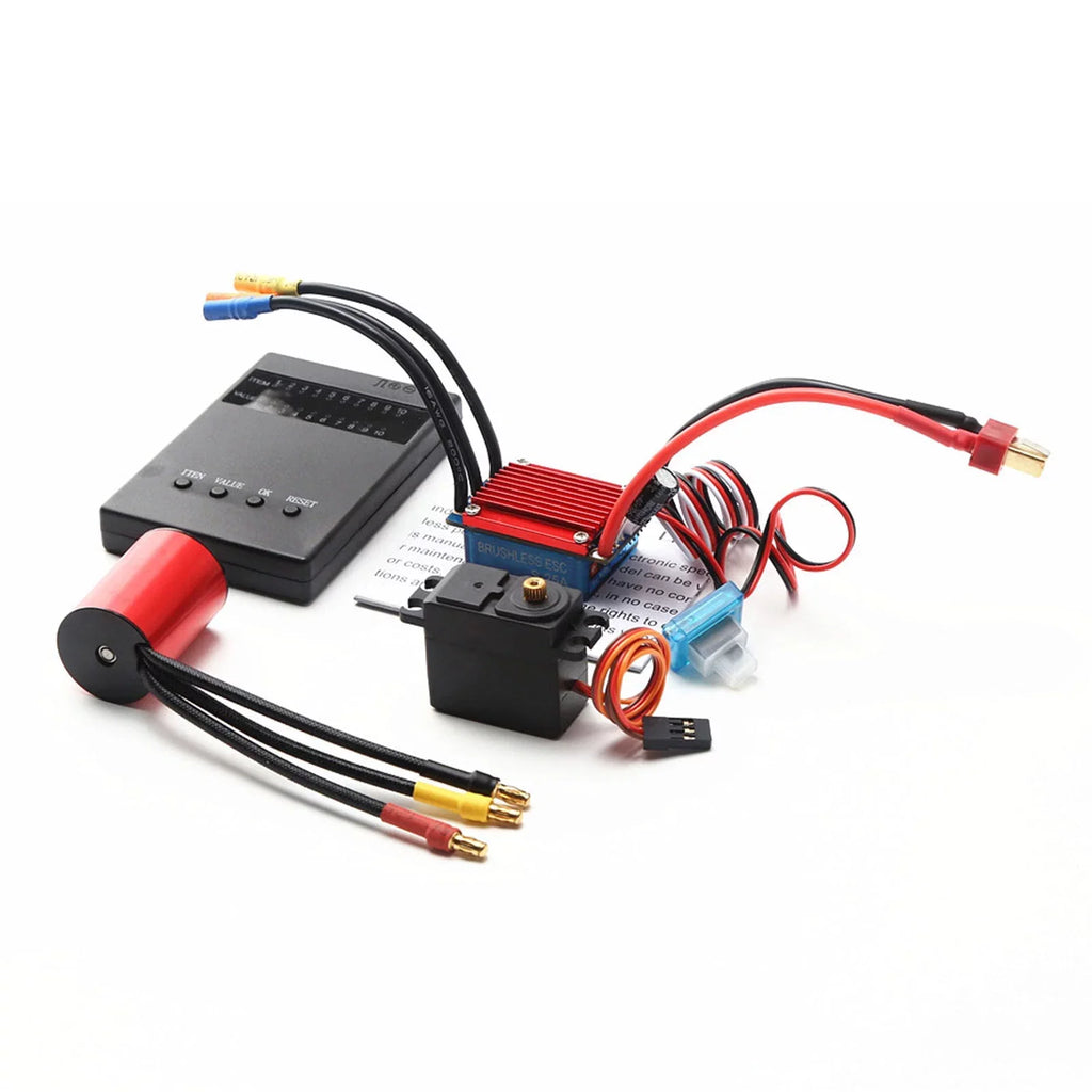 4800KV RC S2435 4P Electric Brushless Servo ESC 2.2KG 25A Speed Controller 116 Truck Sensorless Programming Motor for Brushless Car 118