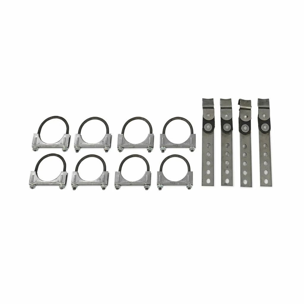 62-74 Car Body Kit B Rear Dual Series Exhaust BW 40 Exit Flowmaster Mopar 2.5"