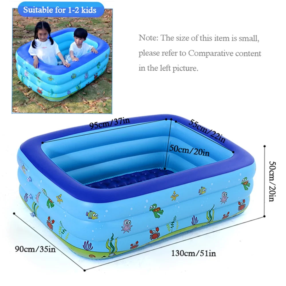 Kid Pool Portable GoolRC Basin Swimming Inflatable Bathtub Pool Swimming