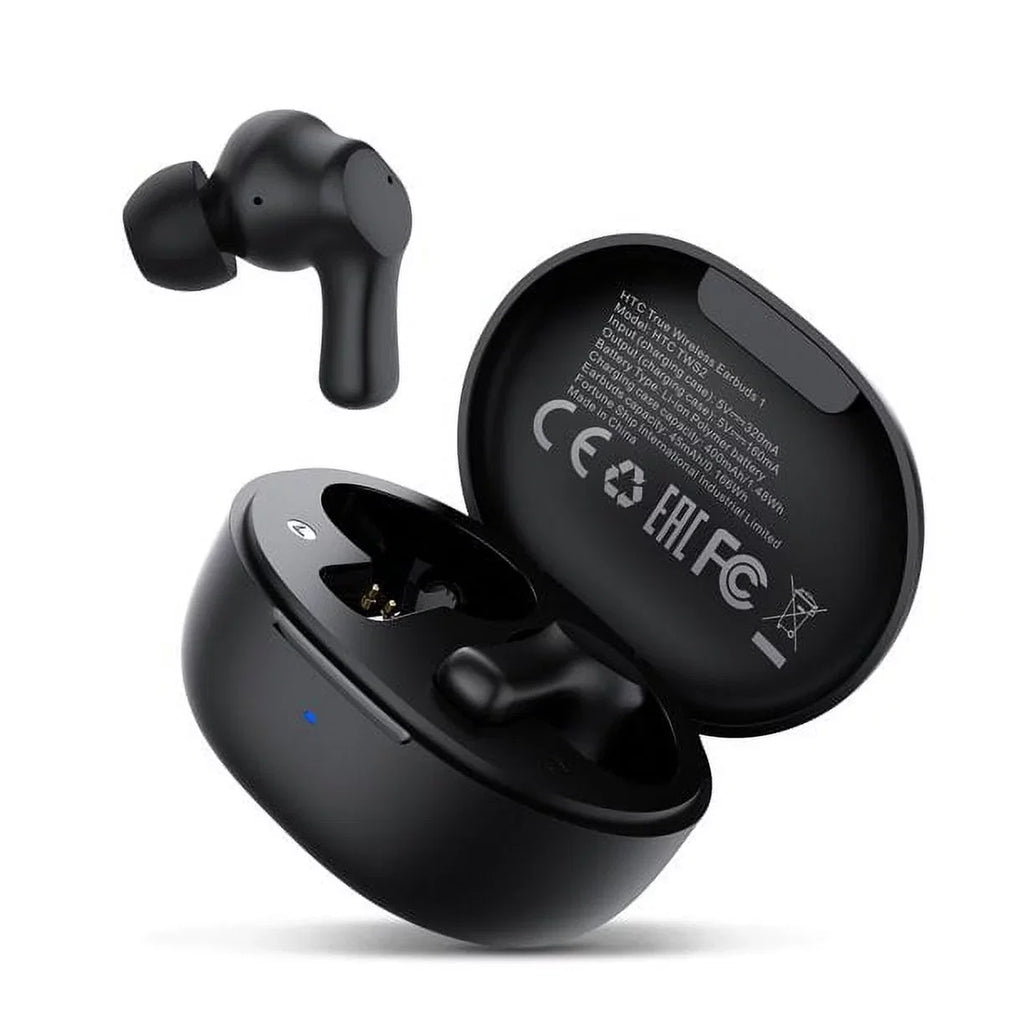 Earbuds Earbuds HTC Earbuds Android Microphone, 5.1 with Bluetooth Headphones Wireless Bluetooth True Wireless Earphones,Black Sport ANC