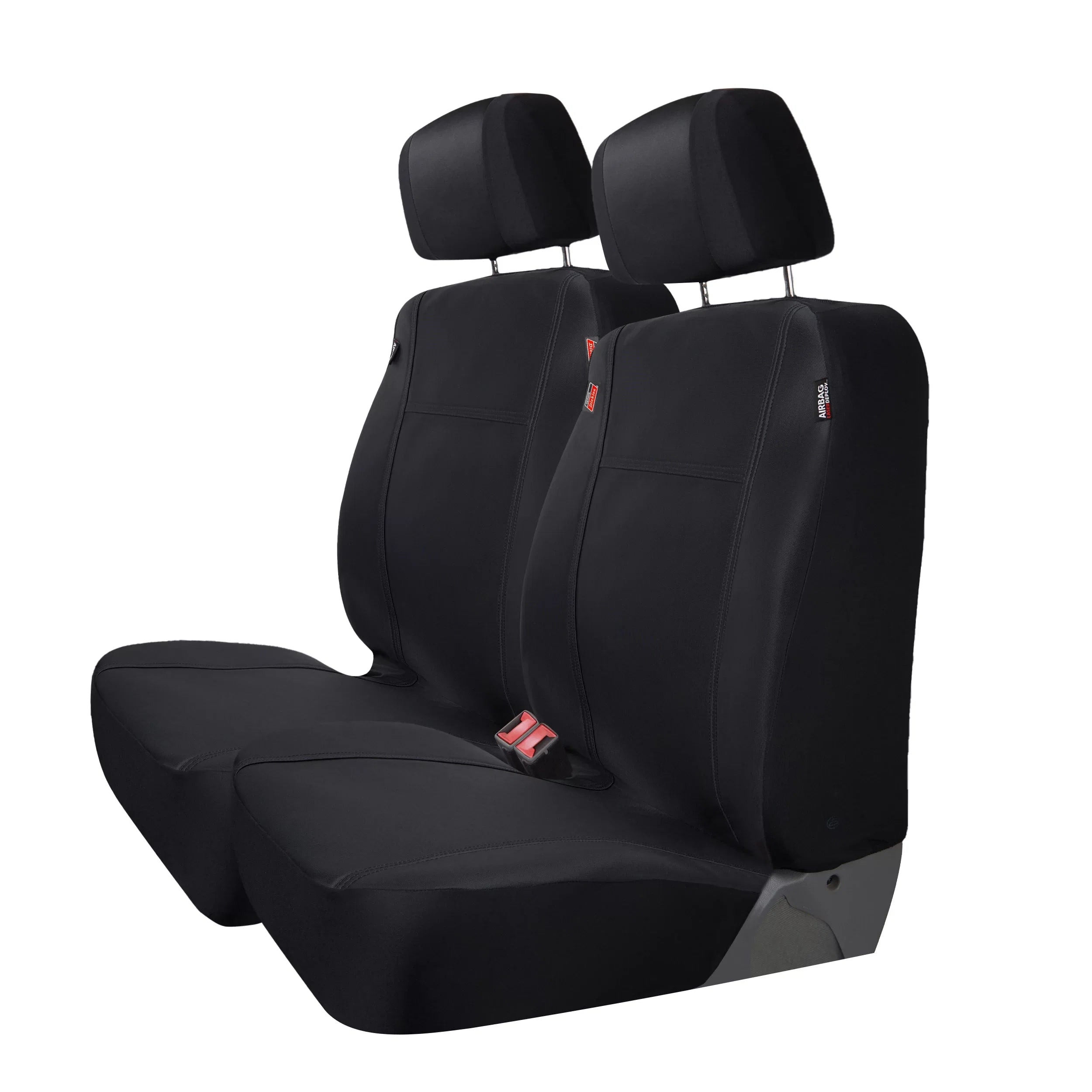 Protect Front Pets, Covers, Black from Car, Dickies Seat 2-Piece Fit Puncture-Resistant SUV Universal Truck,