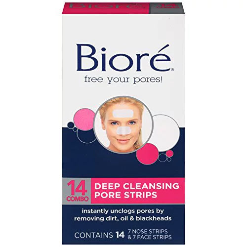 6) of Combo ea (Pack Strips Biore Face/Nose Pore Cleansing 14 Pack Deep