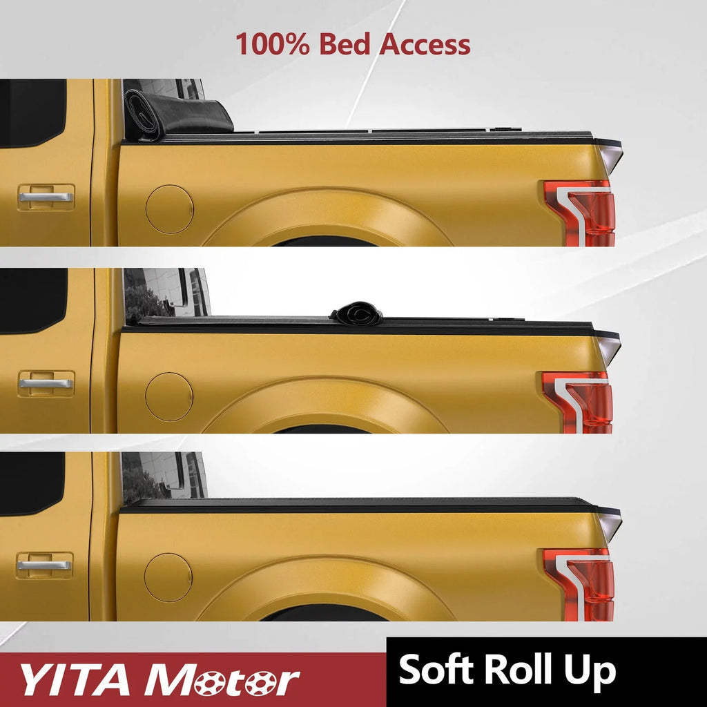 Truck 2015-2022 Up Colorado/GMC for Cover Roll 6.2 Chevy Tonneau Bed Canyon Ledkingdomus Bed ft Soft