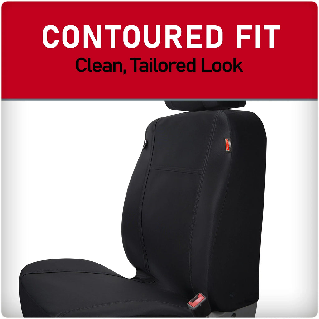 Protect Front Pets, Covers, Black from Car, Dickies Seat 2-Piece Fit Puncture-Resistant SUV Universal Truck,