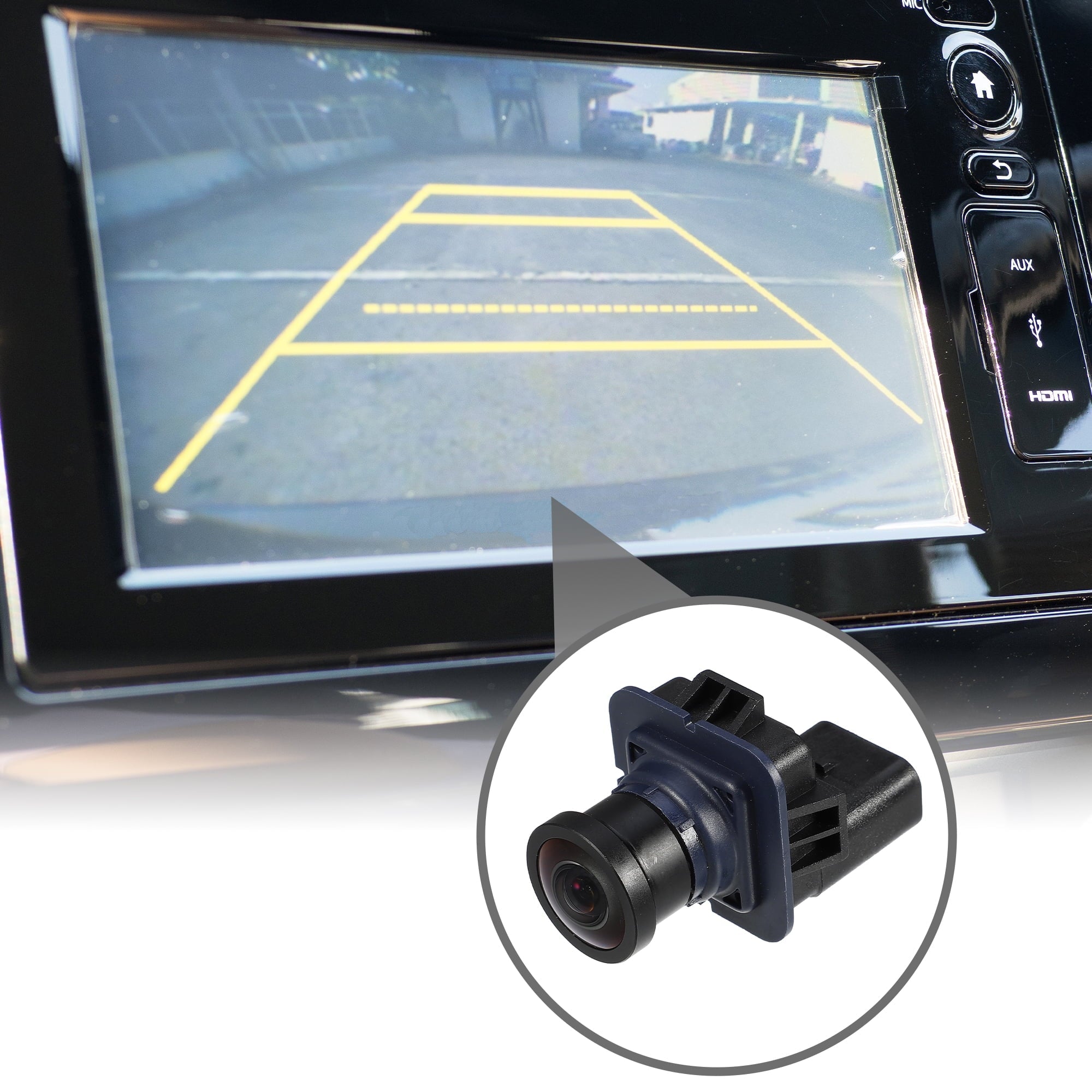 Camera for Car View Rear Up Plastic F-150 2011-2014 Back Black Ford No.EB3T19G490BB