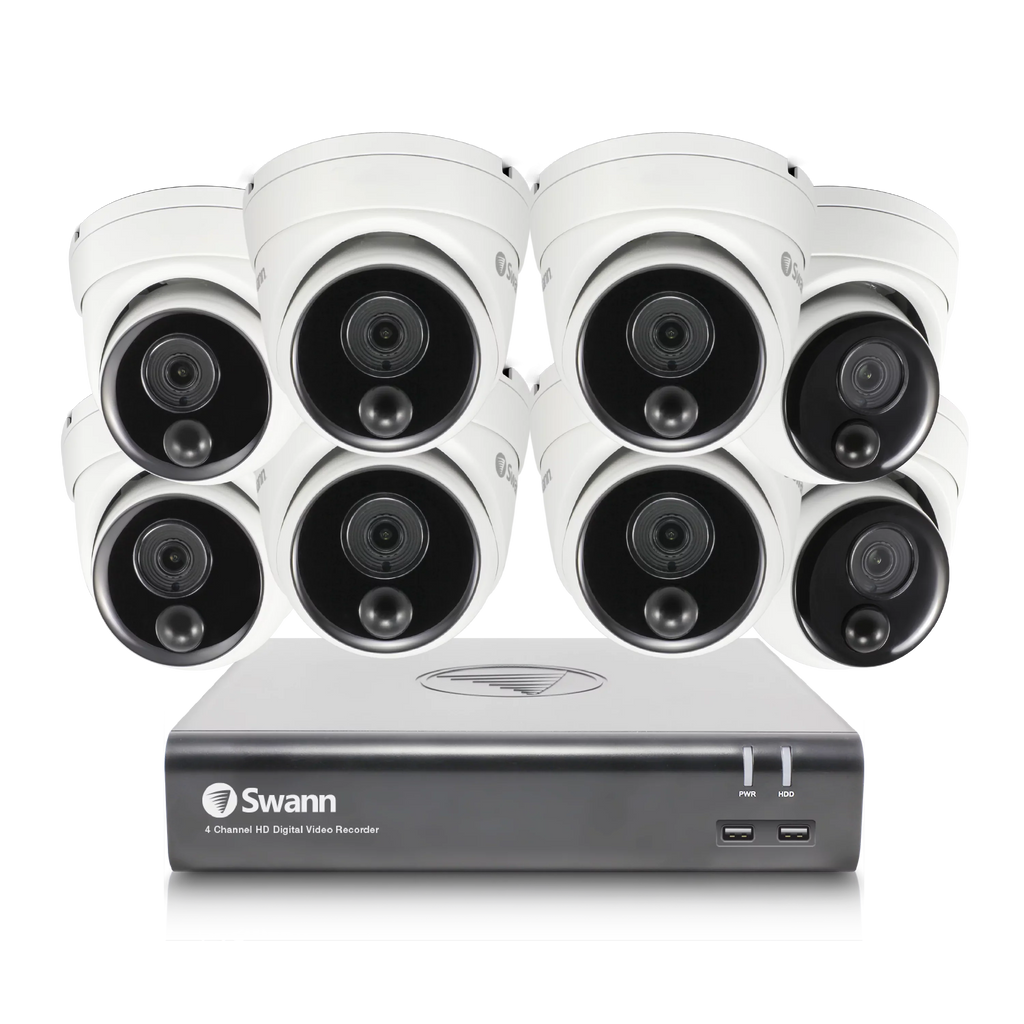'- SWDVK-84580V8D Camera 8 System 1080p Channel HD Full 8 Security Swann DVR