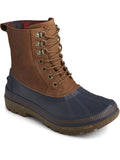 Lace-Up Mens Brown Round Waterproof Toe Boots Bay SPERRY Ice 7 Duck
