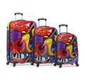 Spinner Upright 3-Piece Hardside Jazz Dejuno Luggage Lightweight - Set