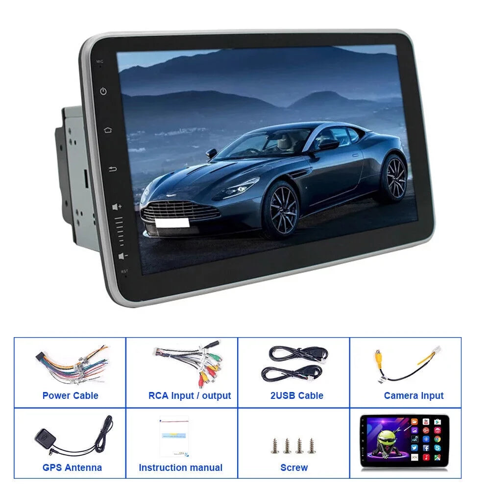 GPS 10 On-Board Screen Navigation Inch Jahy2Tech Din Dual 9.1 Android Player Wifi Touch
