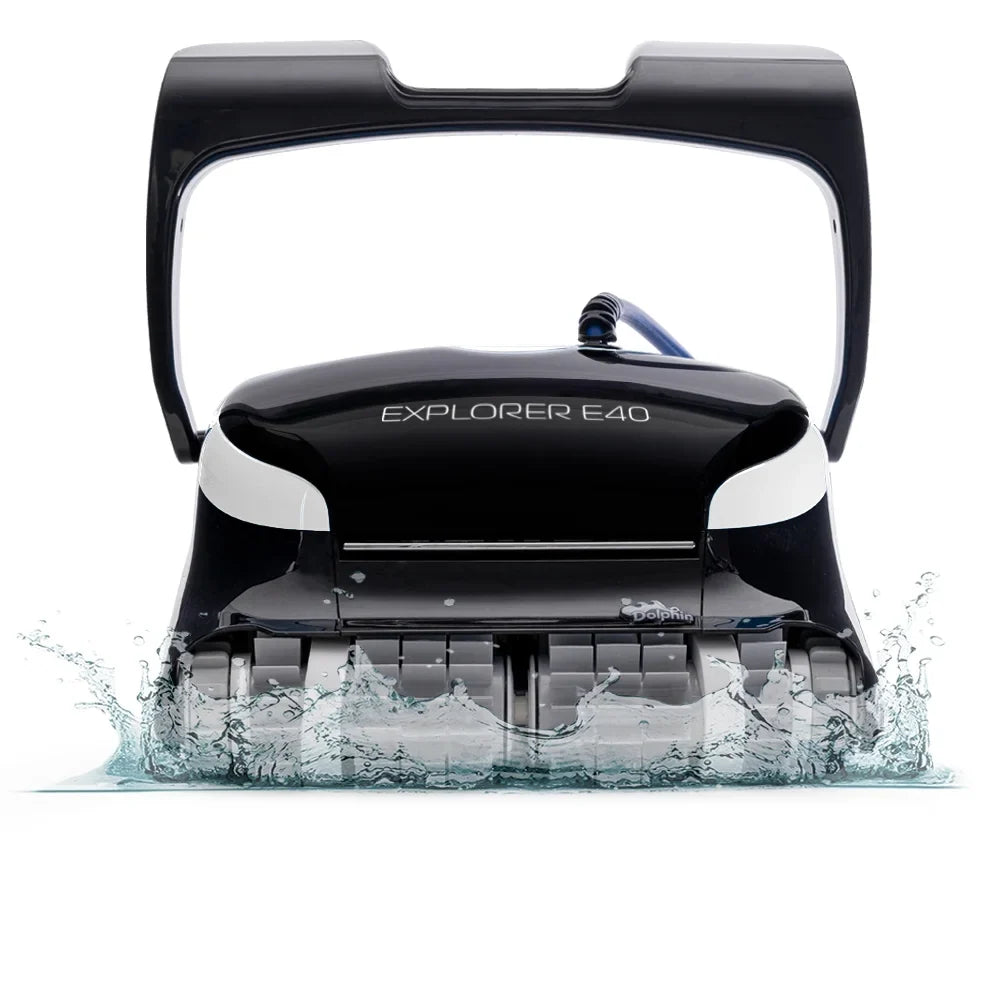 Pools Robotic Vacuum 50 E40 Brush to FT up - Explorer Dolphin Wi-Fi Cleaner Pool Waterline Scrubber