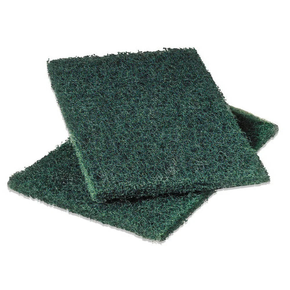 Dozen, Pad Scouring 6 x Green, 9, 86, Heavy-Duty Scotch-Brite Each