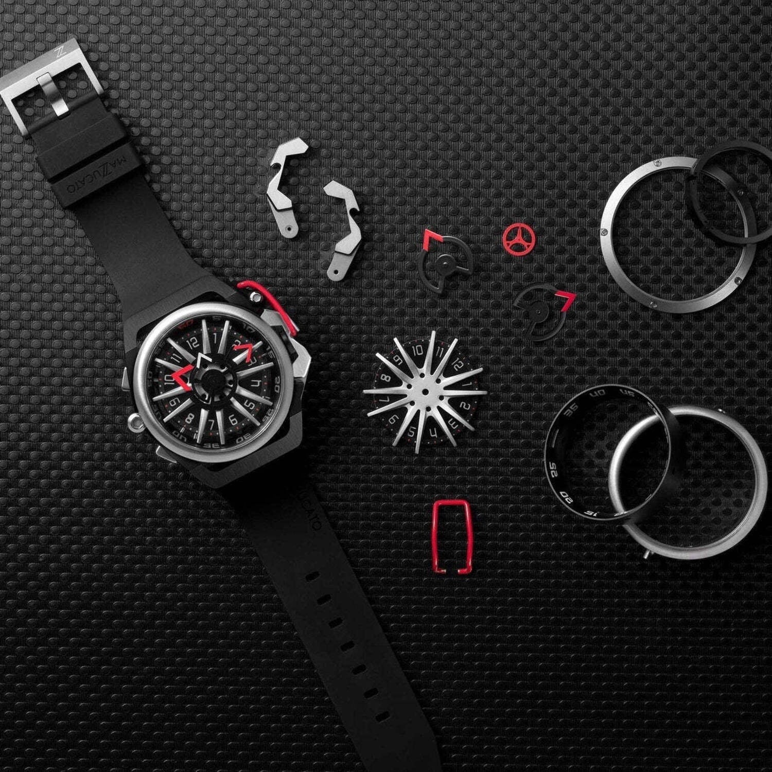 Red Mazzucato RIM Reversible Automatic Black
