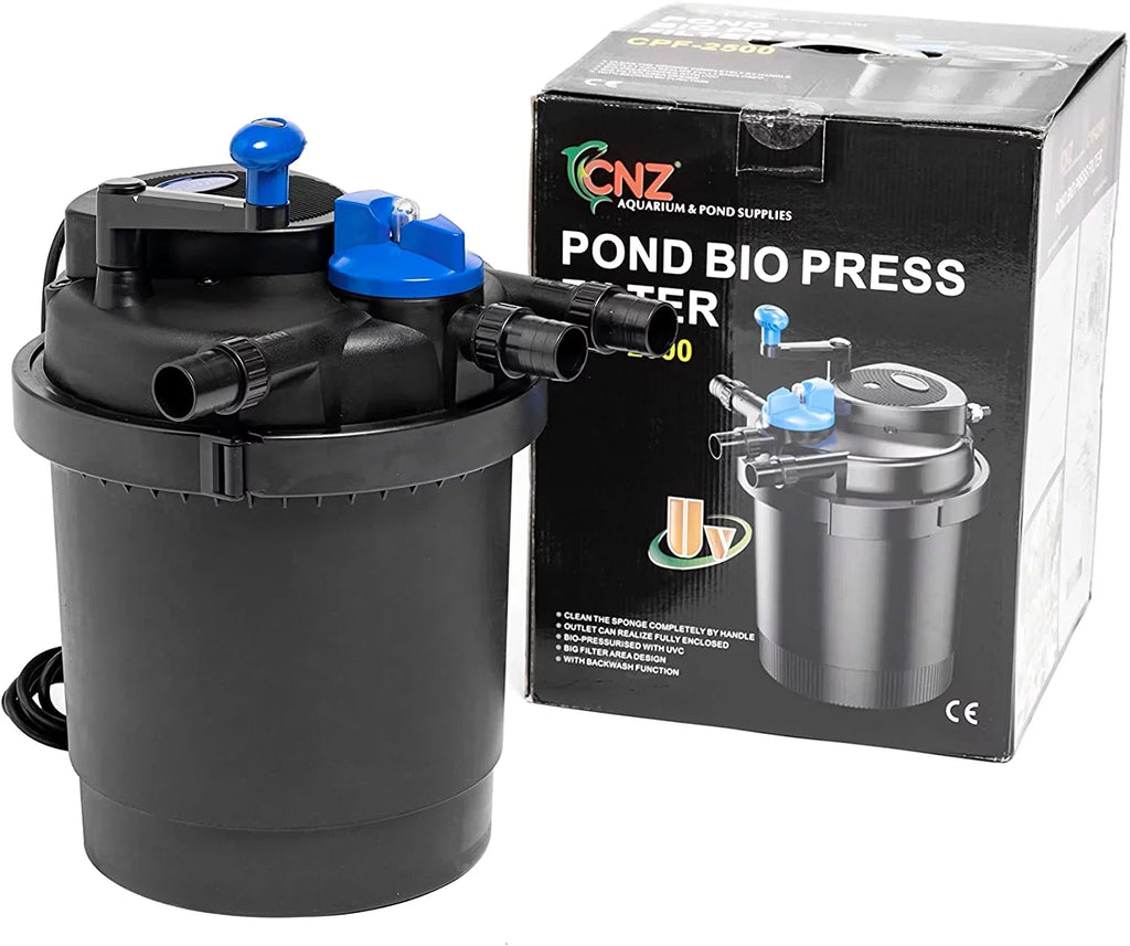 Pressure Bio CNZ CPF-2500 13w Clarifier, Filter Up Pond with to 1600 gallons