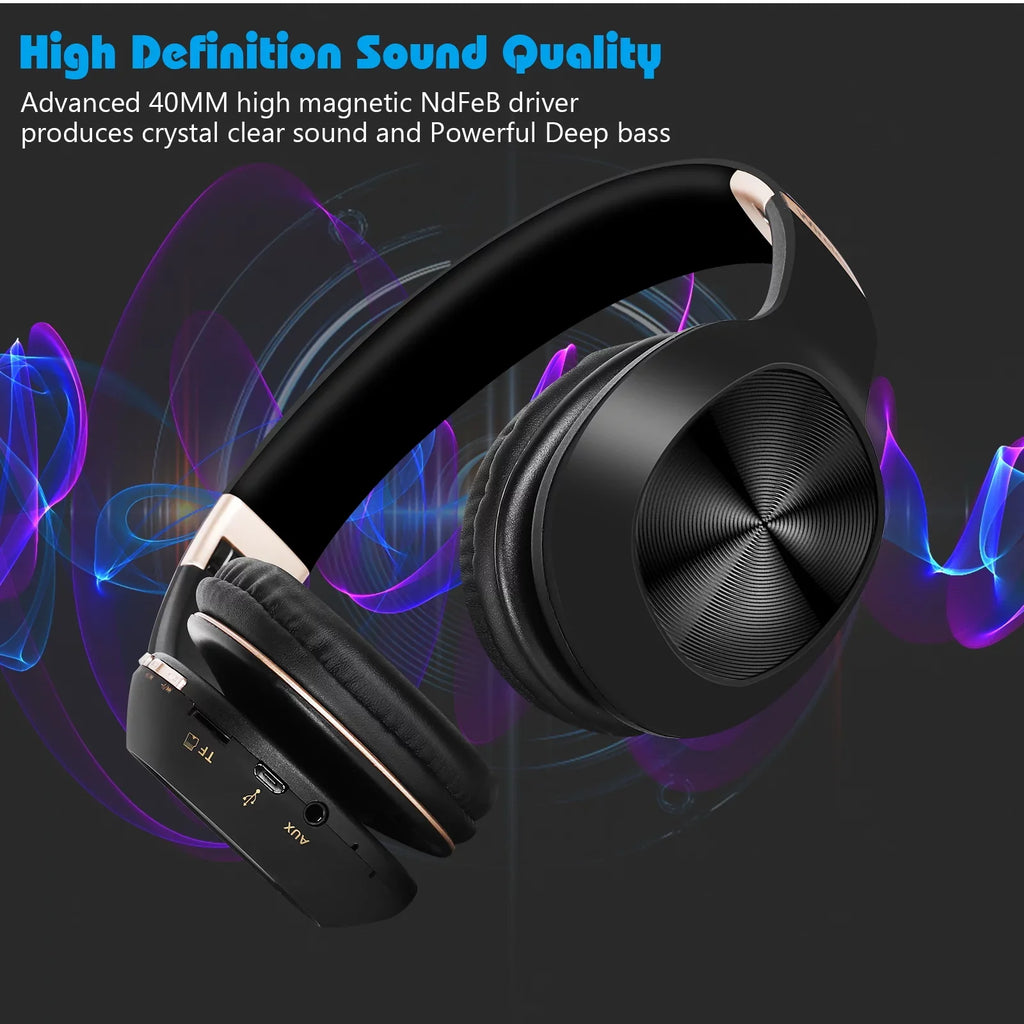 For with Galaxy – Comfort Headphones II  Noise-Cancelling, Black Bluetooth M02s UrbanX Perfect Overhead Wireless 955