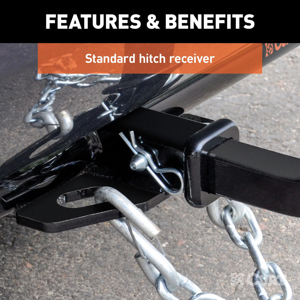 Chevrolet Compatible Hitch Mount, Receiver, with with 1-1/4-Inch Ball Trailer 1 Spark Select 114333 CURT Class
