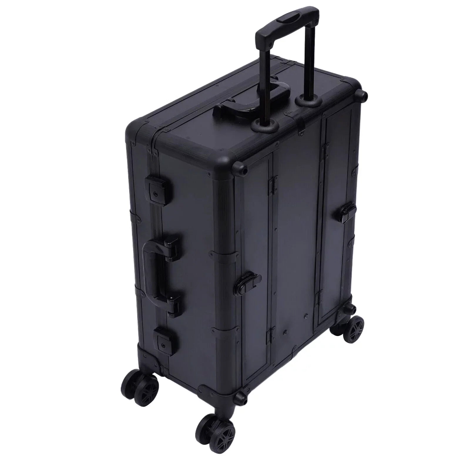 with Luggage DENEST Train Cosmetic Makeup Case Trolley Organizer Key Travel Box Rolling