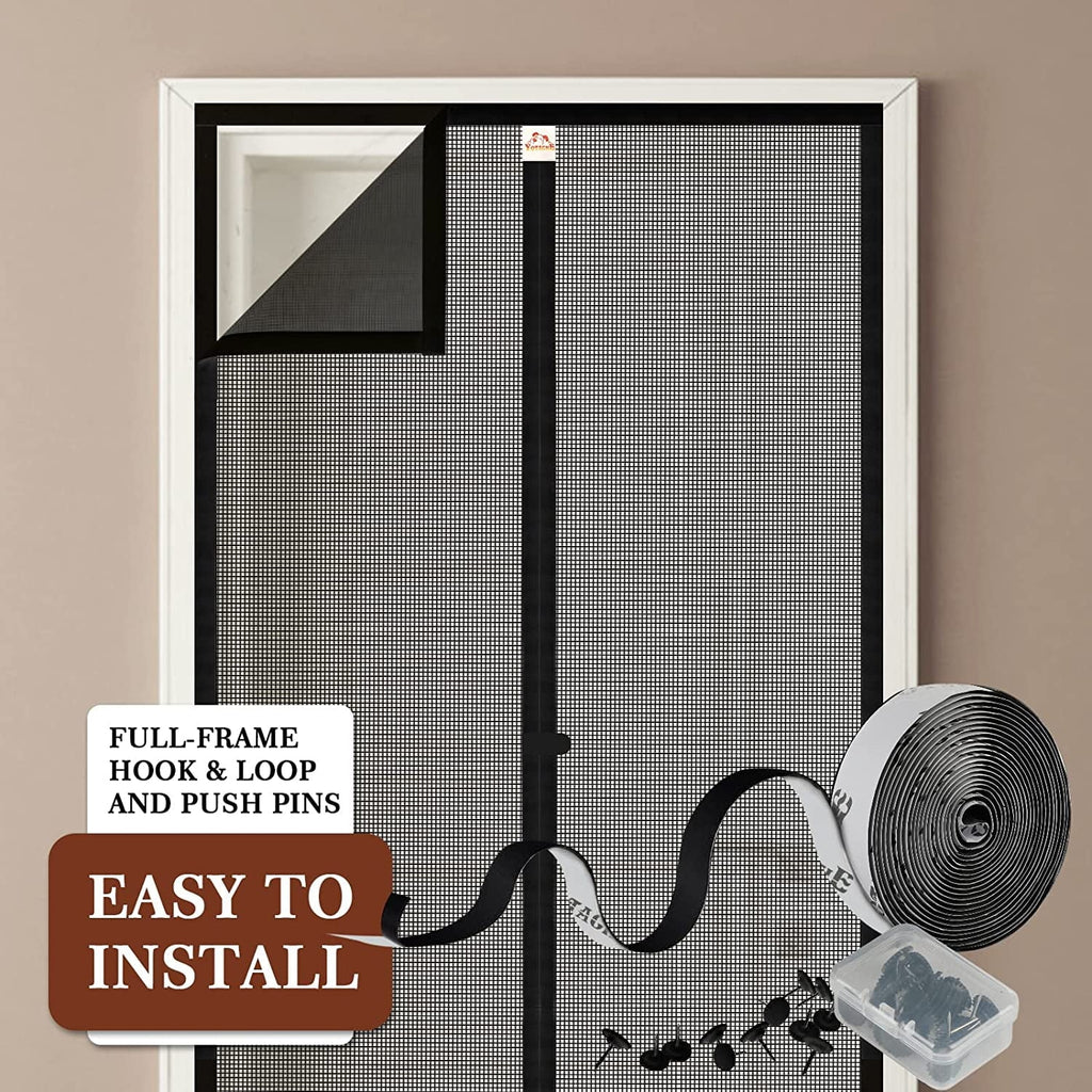 Yotache Size x Fits Fits Air Fresh 36 with Door 36" 96, Screen Size Enjoy Duty 97" Black x x Heavy Screen Screen 96" Door Doors Size Magnets 38" Door