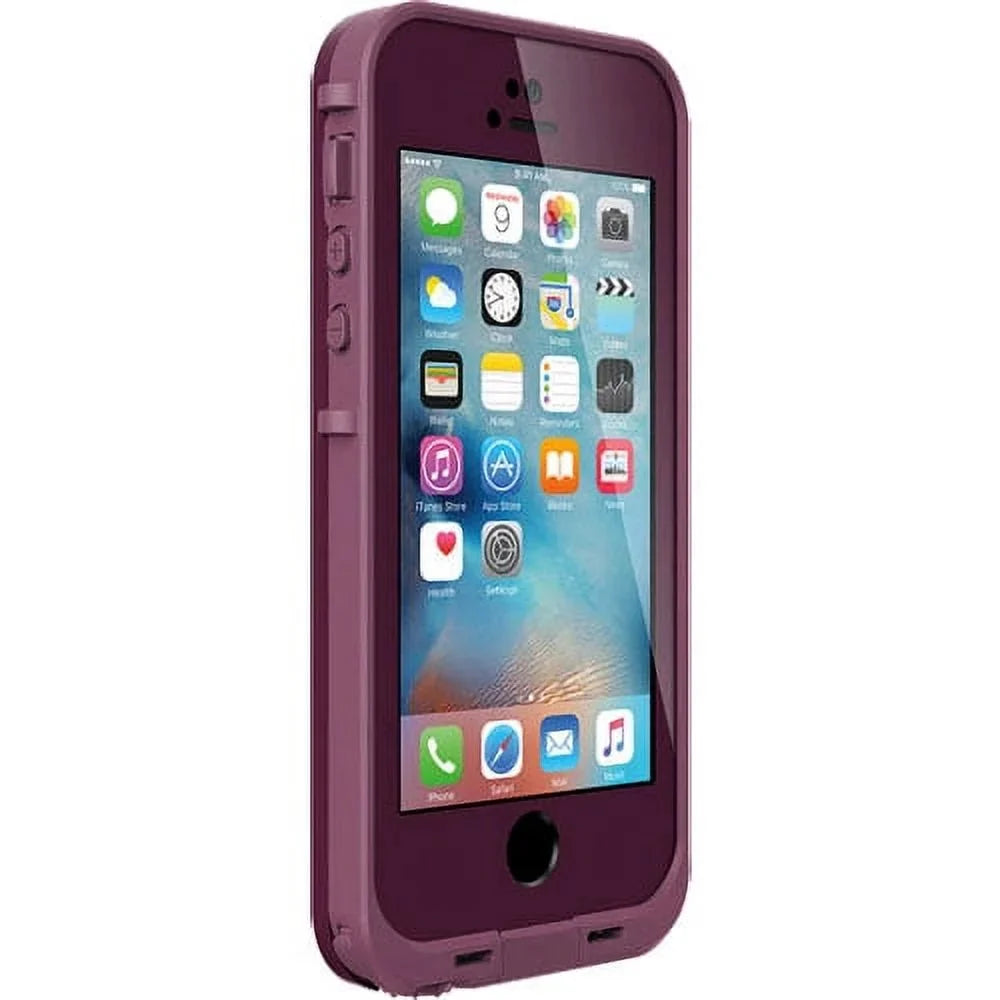 WaterProof 5s, Case, iPhone Crushed Fre & LifeProof Purple Se 5, Phone