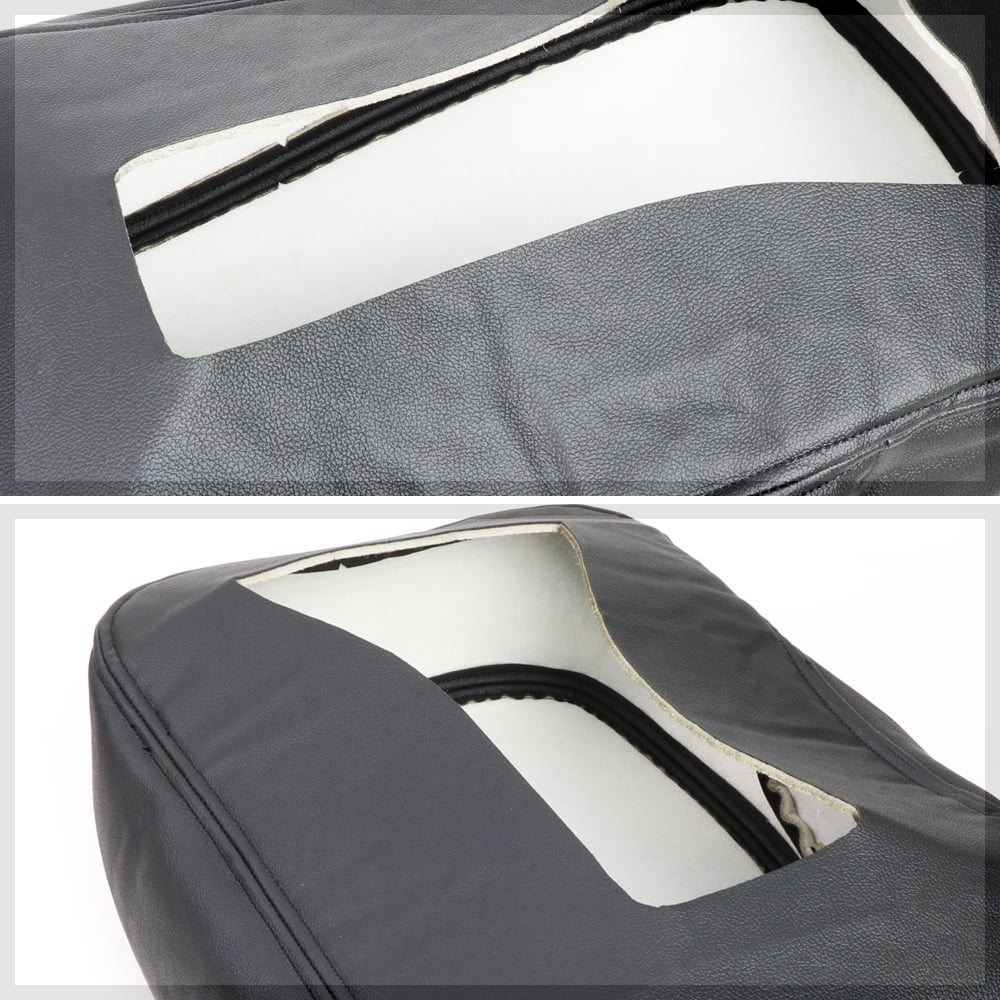 Fits Kit 07-14 SILVERADO, Arm Center CHEVROLET Cover for 2007-2014 select: Rest Console CHEVROLET Silverado/Sierra TAHOE Leather Lid Black 2007-2014