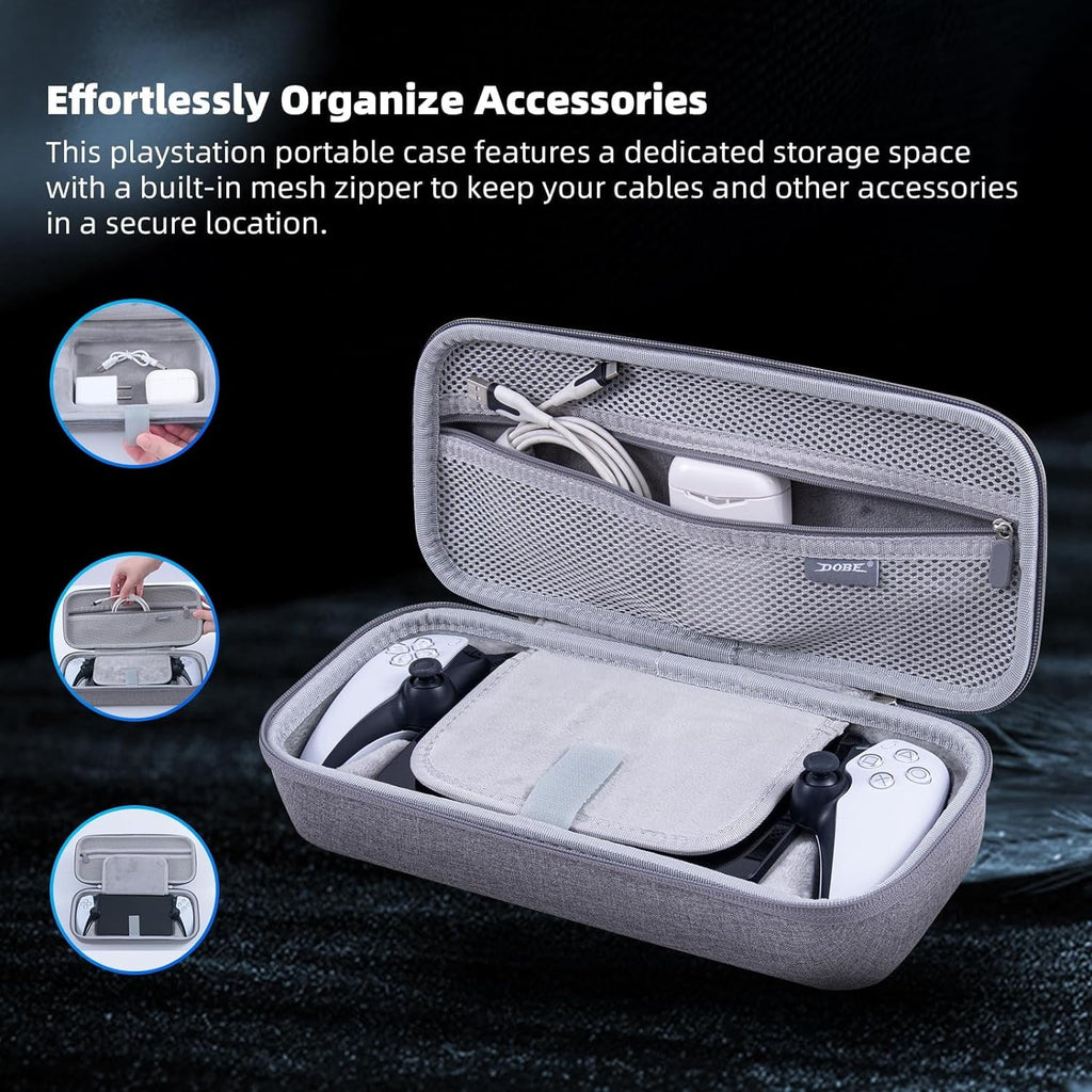 Travel Remote with Portal Compatible Portal-Shockproof Playstation PS5 Playstation Carrying Accessories Anti-Scratch, for Kothab Protective Portal Cover Player, Storage Case Case