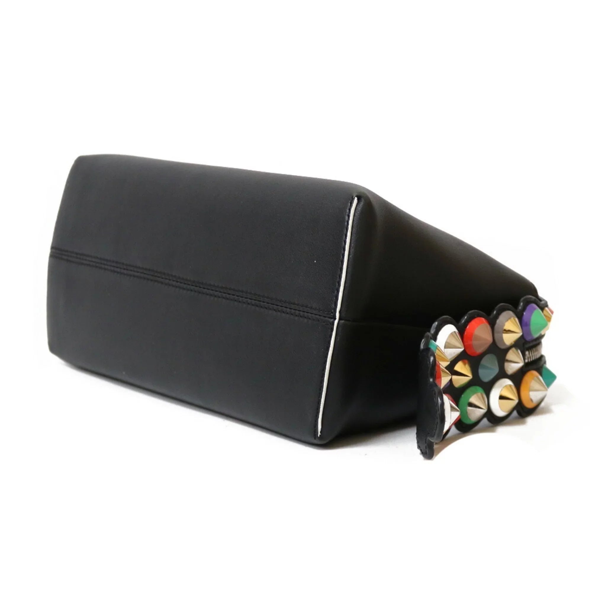 Leather (Fair) Bag The Pre-Owned Black Shoulder Women's FENDI By Way