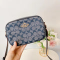 Multi In Jamie IN Bag Chambray Denim Signature CH840 Mini Coach Camera