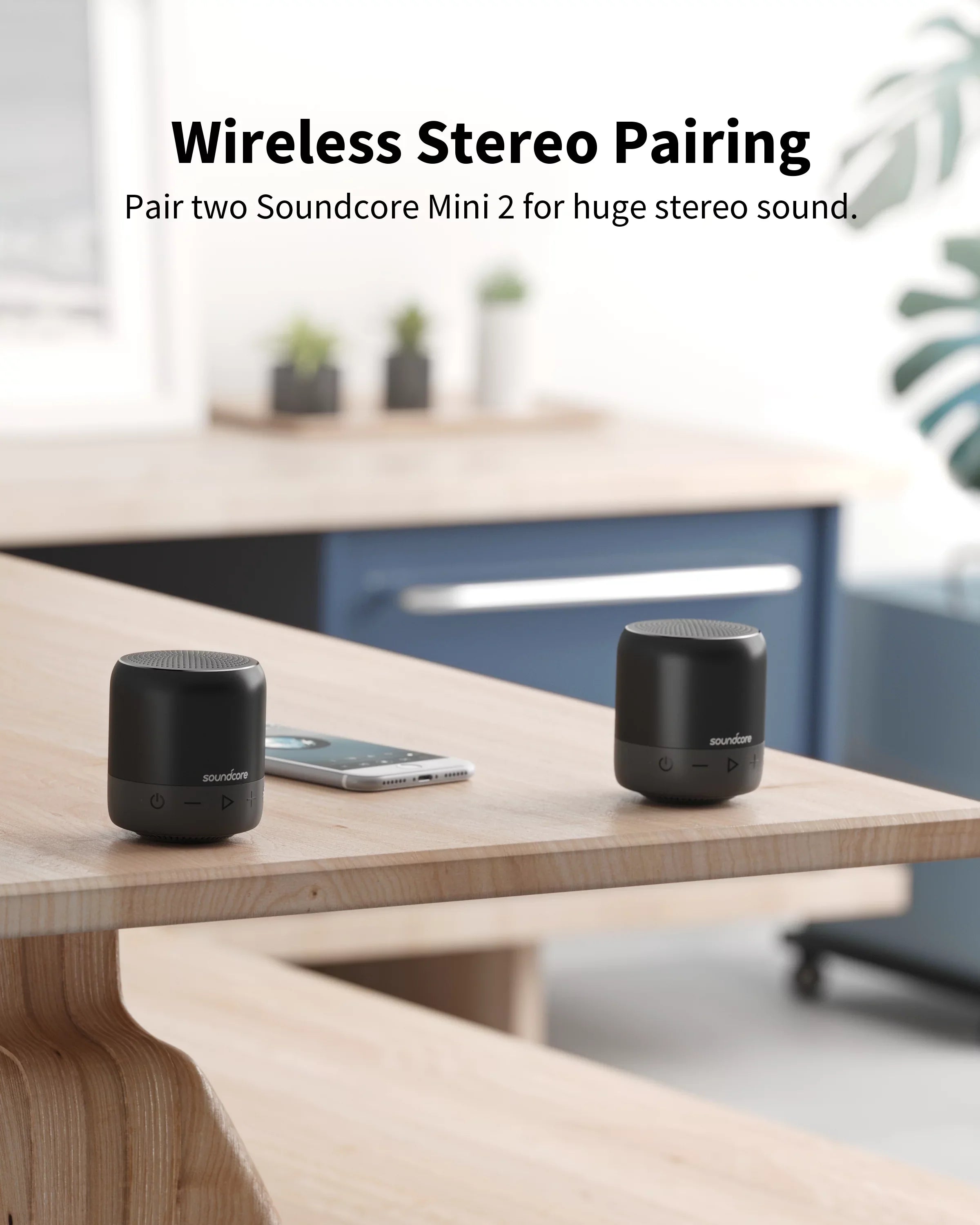 IPX7 | Speaker Soundcore | | | Mini A3107Z11 by Playtime Portable Anker- 2 Waterproof 15-Hour Black