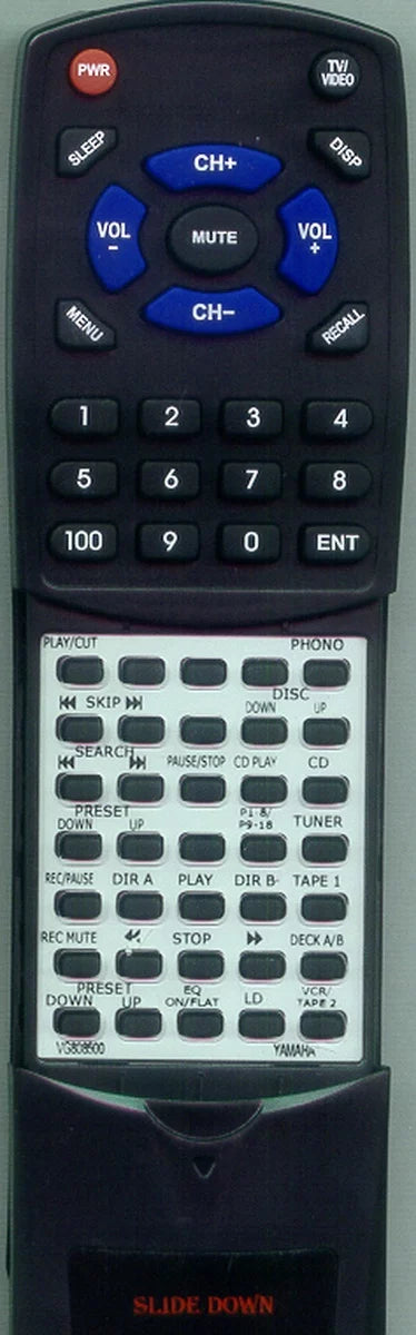 Remote Replacement VG808500, VG80850, RX730 for RTVG808500, YAMAHA